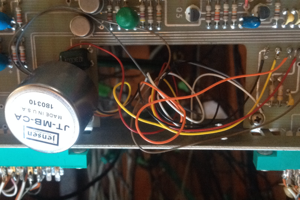 Adding a Jensen audio transformer to a WBS Ward Beck Systems Console Module